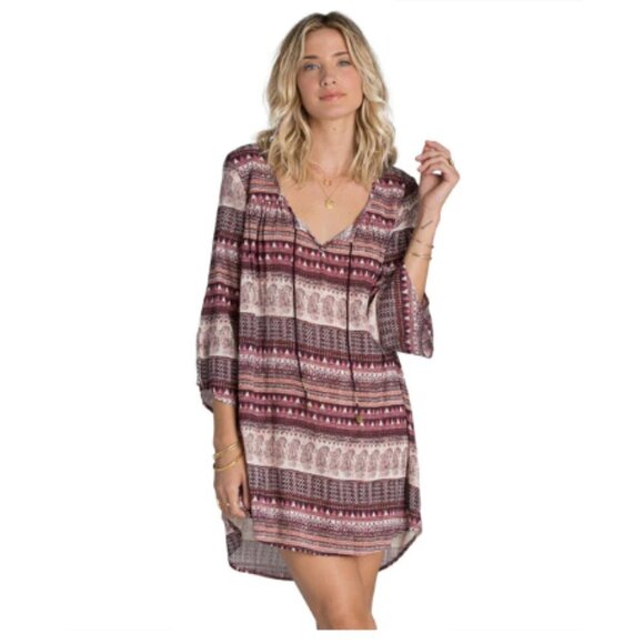 Billabong Take Me Away Dress - Pinot M - Picture 1 of 8